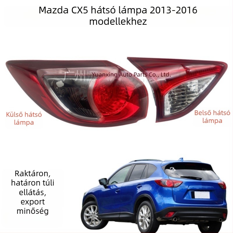 Mazda CX-5 2013-2016 hátsó lámpa - félkész, CX-5-höz, féklámpa és indexlámpa