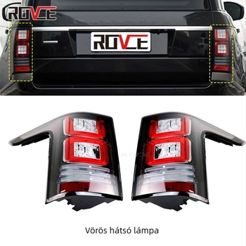 Range Rover Vogue Executive 2013-2017 hátsó lámpa készlet, LED féklámpa, 12V, 12W, élettartam 200000h, testreszabható feldolgozás