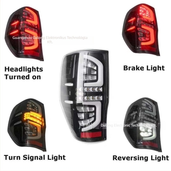 LED hátsó lámpák Ford Ranger 2015-2019, hátsó fény és tolató világítás (LED fényforrás, 12V, 1A, 12W, 6000 lm)
