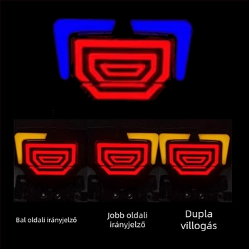 LED motorkerékpár hátsó lámpa lélegző jelzőfénnyel Honda TMX155/CG125-hez (JH-8022, 12V, 5W)