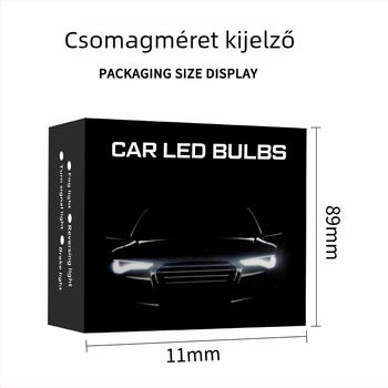 Autó LED féklámpa és hátrameneti fény, 3030 SMD, 21 LED, T15 modell, 12–24V, 6000K