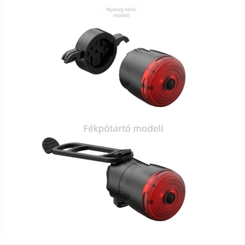 Wind&Moon kerékpár fék hátsó lámpa — rendkívül fényes LED, fényérzékelő, újratölthető, magáncímkére alkalmas