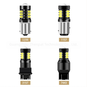 LED féklámpa 3030-LED-del, kompatibil T15, 1156, 1157, 7440, 7443, 3156, 3157; 12V; 3.6W; 6000K
