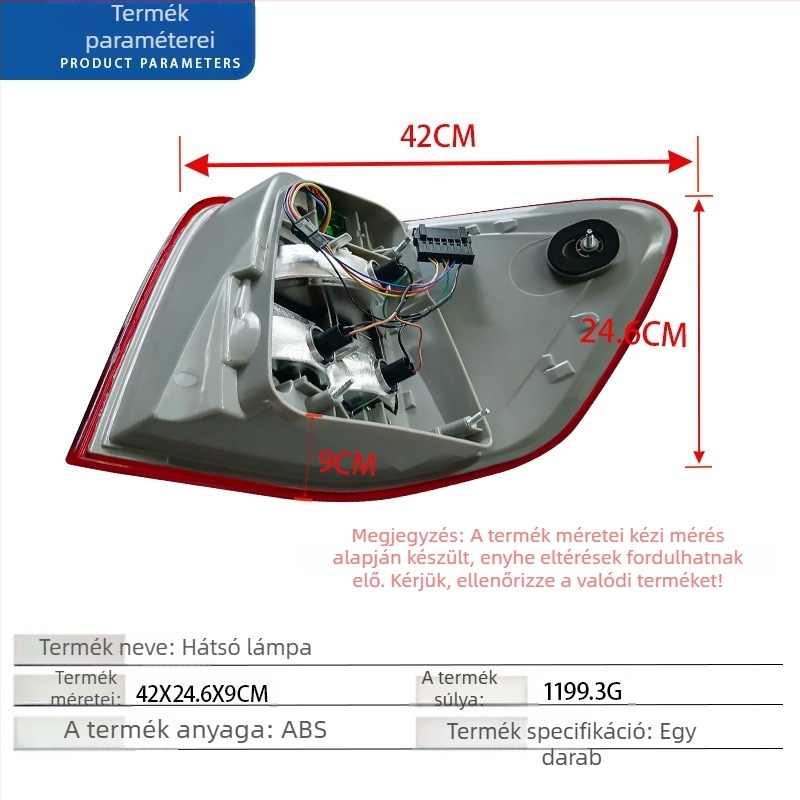 LED hátsó lámpa Mercedes-Benz ML-klasse W164 (2009–2011), ML320/ML350, Alkatrész 1648202764