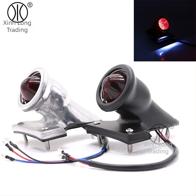 Motorkerékpár hátsó LED lámpa HP-W042, 12V, 10W