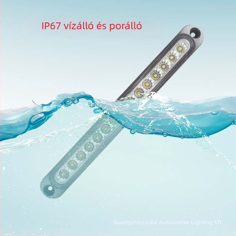 LB-15LED LED hátsó lámpa teherautók és utánfutók számára, 12-24V, 1.5W, 3900 lm