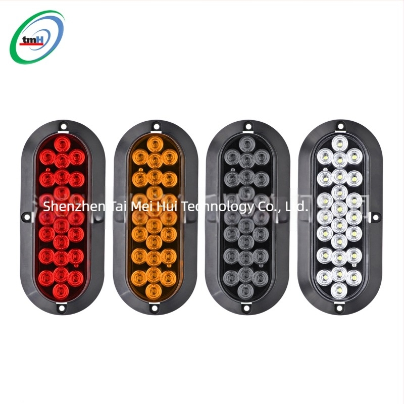 DK-24LED LED hátsó lámpa teherautókhoz és kisteherautókhoz — 4.8 W, 12 V, 2700 lm, 50 000 h