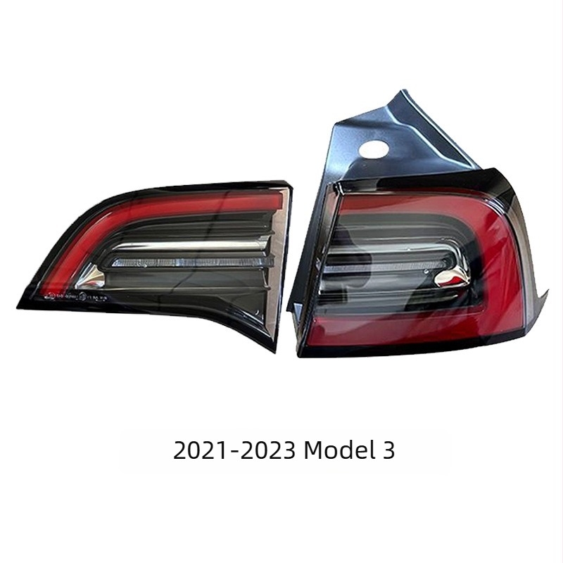 LED hátsó lámpa készlet Tesla Model 3/Y, 12V, ABS ház