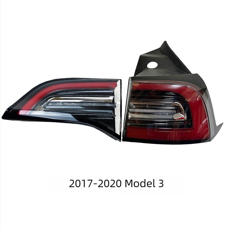 LED hátsó lámpa készlet Tesla Model 3/Y, 12V, ABS ház