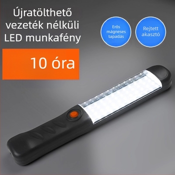 LED külső újratölthető munkalámpa, 1800 mAh akkumulátor, 300 mW teljesítmény, LED fényforrás, hatótávolság legfeljebb 50 m