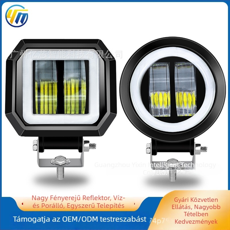 20W LED autómunka fény ködfénnyel Off-road járművekhez – első fényszóró, vizsgálati fény és segéd spotfény