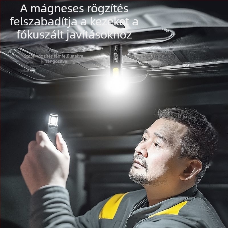Többfunkciós LED-mágneses hordozható munkalámpa