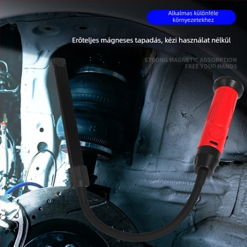 COB LED-es szögellenőrző lámpa, S308 modell, 850 lm, 3,7 V, 6500 K