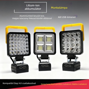 QY-222 LED munkalámpa, 100W, 3000 lm, 6000K, LED 3030