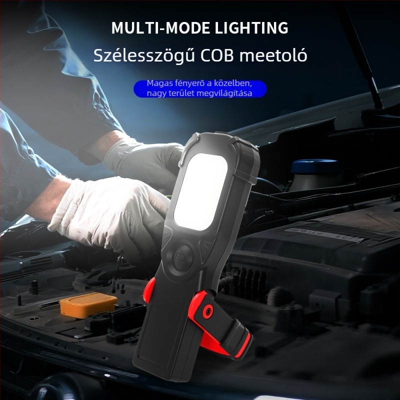 Kültéri mágneses COB munka világítás, újratölthető, 1000 lm, 3,7 V, modell S690
