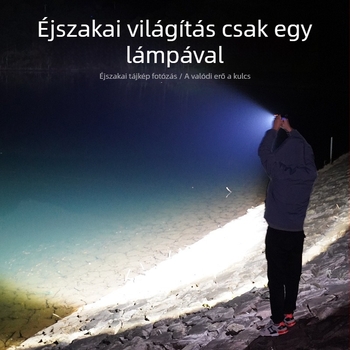 COB LED munka lámpa USB töltéssel, mágneses tollklip és többfunkciós lézerpointer (5W)