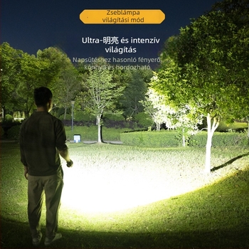 360°-os forgatható fejű mini munkalámpa, kézi hajtású, LED és izzó fényforrás, 25 W, 1200 mAh akkumulátor