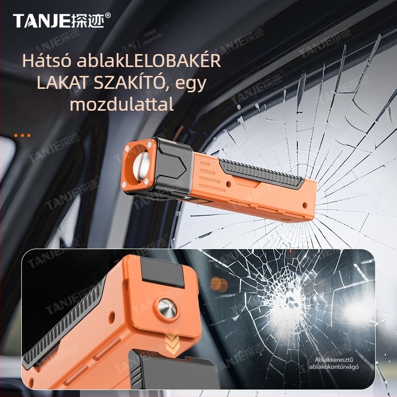 Összecsukható LED munka lámpa COB+LED-del, 15W, beépített 18650-es akkumulátor, Type-C töltés, 360° forgás