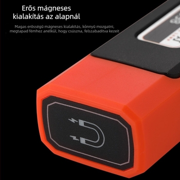 LED munkalámpa autójavításhoz — hordozható újratölthető lámpa erős mágnessel, 20W, 1200mAh, 360°-os forgás, kézi töltés