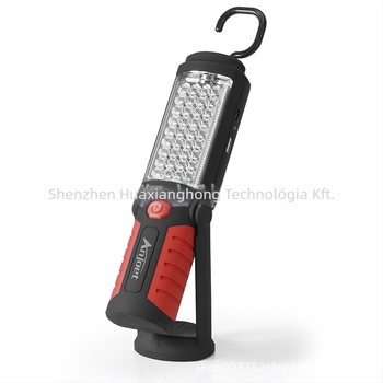 Sürgősségi munka lámpa USB töltéssel és mágneses tartóval, COB LED, 41 LED, 360° forgás, power bank funkció