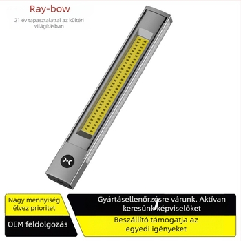 LED munka lámpa autójavításhoz, mágneses, újratölthető, 5W, 360° forgás, hatótávolság kevesebb mint 50 m