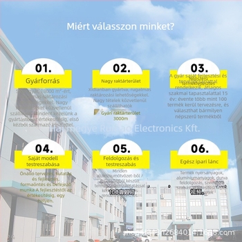 LED munka lámpa autójavításhoz, mágneses, újratölthető, 5W, 360° forgás, hatótávolság kevesebb mint 50 m