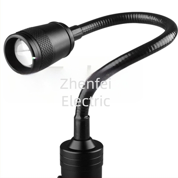 Alumíniumötvözetből készült LED elemlámpa, mágneses, 10W, 360° forgás, kézi tekerővel működik, többfunkciós, töltővel együtt