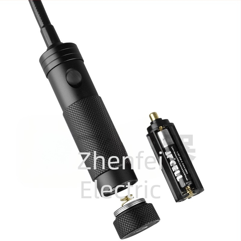 Alumíniumötvözetből készült LED elemlámpa, mágneses, 10W, 360° forgás, kézi tekerővel működik, többfunkciós, töltővel együtt