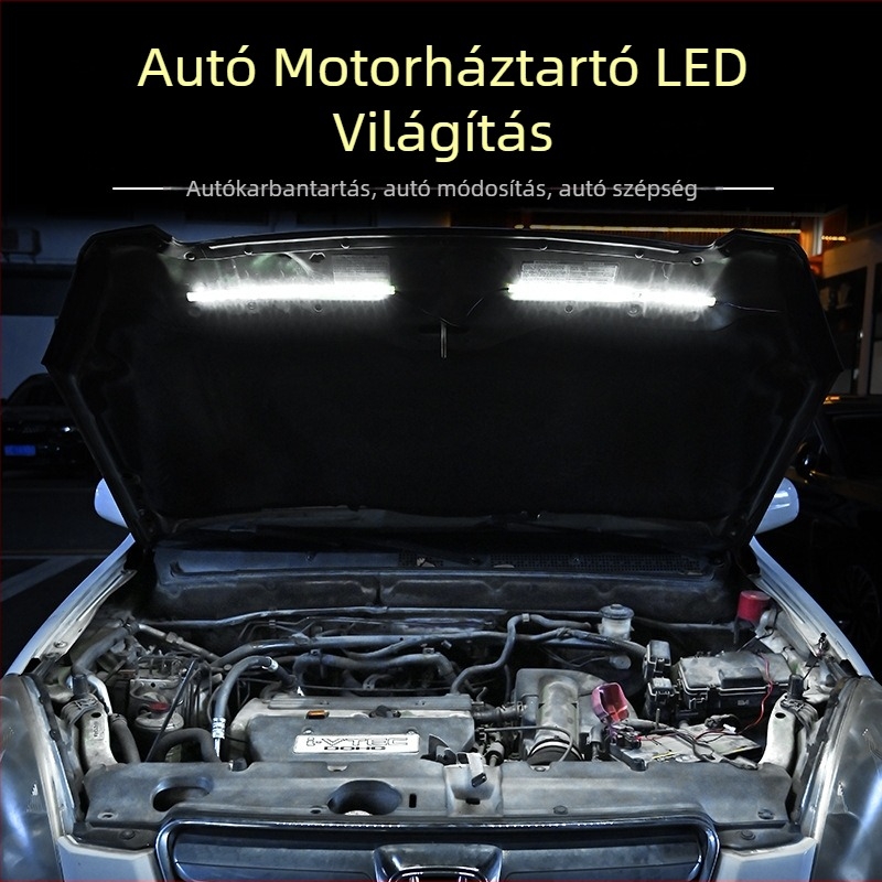 Autó 12V LED motorháztető munkalámpa automata kapcsolóval — Elülső motorháztető dekoratív fény (Model 01, 0.3W, 12V, 1 fényforrás, 1 lm)