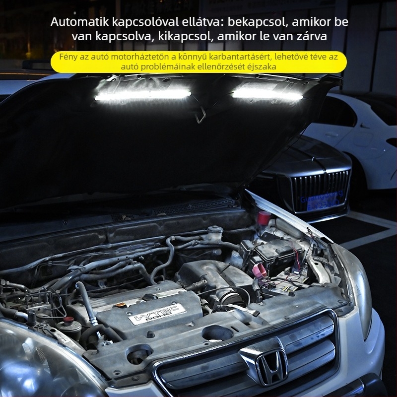 Autó 12V LED motorháztető munkalámpa automata kapcsolóval — Elülső motorháztető dekoratív fény (Model 01, 0.3W, 12V, 1 fényforrás, 1 lm)