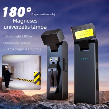 Kézben tartható autójavítási lámpa, 5V, 10W, 300lm, 50m hatótáv, IP44