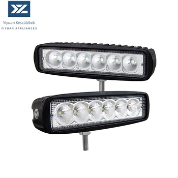 LED munkalámpa, 18W, 12-24V, 5000 lm, 6000K, Modell YY-04-2x18fgb-f