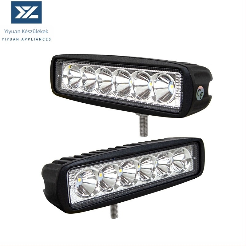 LED munkalámpa, 18W, 12-24V, 5000 lm, 6000K, Modell YY-04-2x18fgb-f