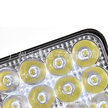 LED négyszögletes autó munkalámpa NW-WL093, 48W, 12V, 6000lm, 3500K
