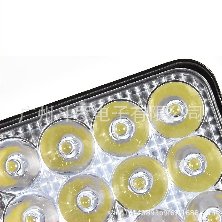 LED négyszögletes autó munkalámpa NW-WL093, 48W, 12V, 6000lm, 3500K