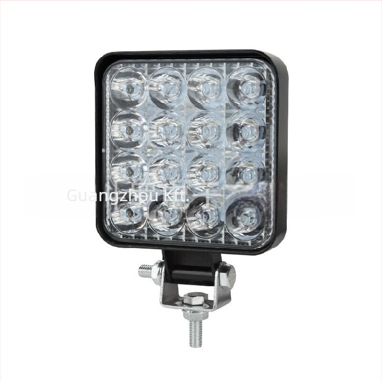 LED négyszögletes autó munkalámpa NW-WL093, 48W, 12V, 6000lm, 3500K