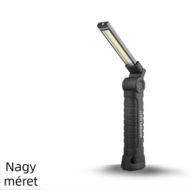 LED munkalámpa USB-töltésű, összecsukható mágneses, 3V 3W, kültéri használatra