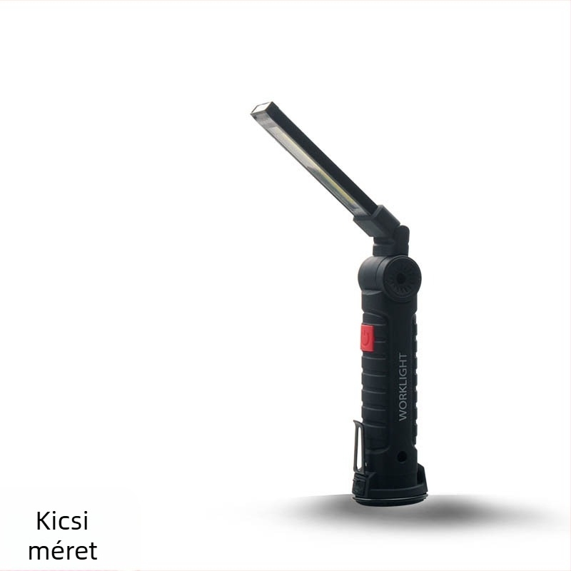 LED munkalámpa USB-töltésű, összecsukható mágneses, 3V 3W, kültéri használatra