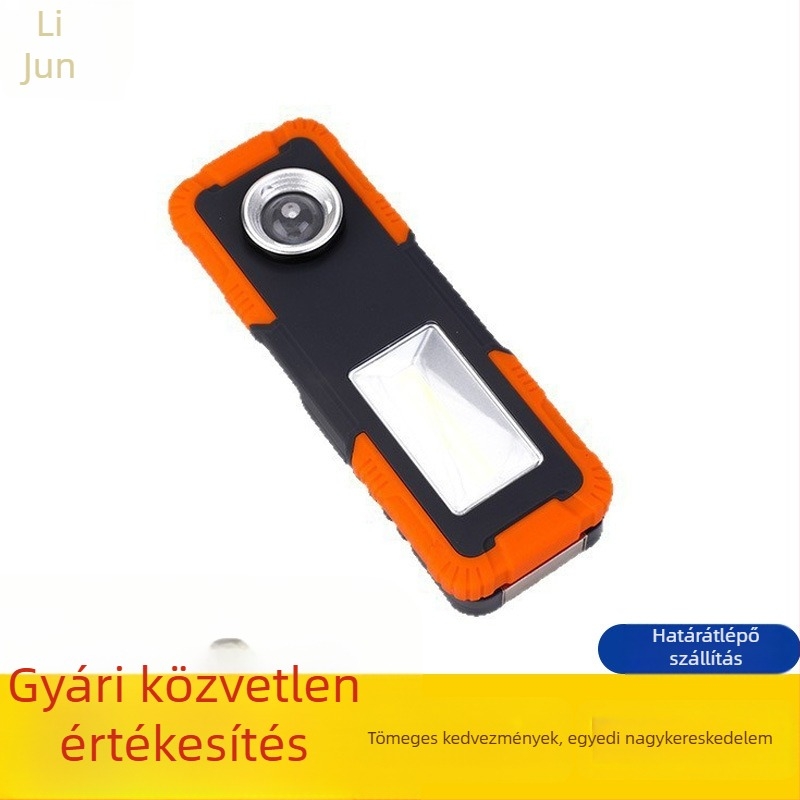 Mágneses LED autó javító munkalámpa, kültéri kemping- és vészvilágítás