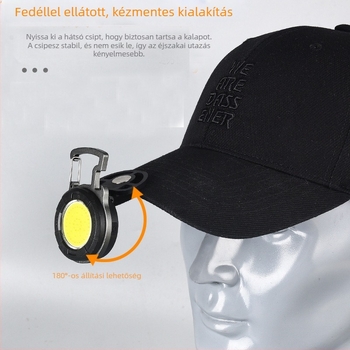 Kulcstartó LED zseblámpa Type-C töltéssel, 5W, 650mAh, alumínium ötvözet ház