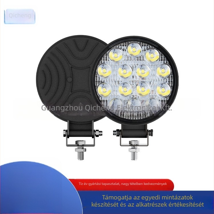 LED munkalámpa terepjáró járművekhez és motorkerékpárokhoz, 42W, 12V, 462 lm, 6000K, 50000 h