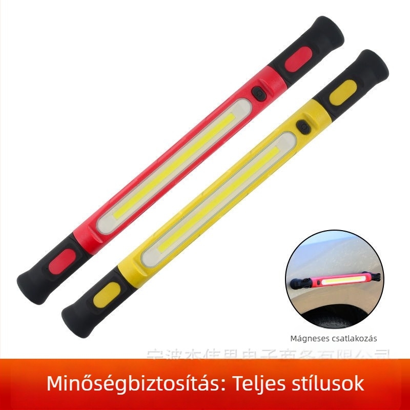 Wolf WS-28 Vezeték nélküli COB munkalámpa mágneses behajtható kampóval, 800 lm, IP55, 5V