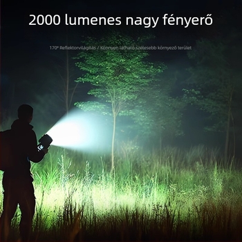 Walmon W06 Kültéri mágneses LED munkalámpa autójavításhoz, ultra fényes, 2000 lm, újratölthető, 50 W