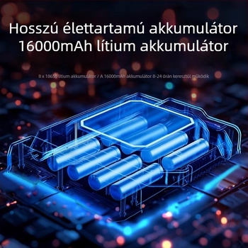 Walmon W06 Kültéri mágneses LED munkalámpa autójavításhoz, ultra fényes, 2000 lm, újratölthető, 50 W