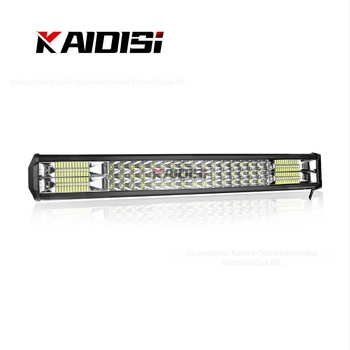 Autó LED munkalámpa, háromsoros szalag, 288W, 24V, 8000 lm, 6000K, Alumínium