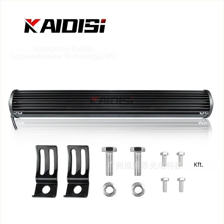 Autó LED munkalámpa, háromsoros szalag, 288W, 24V, 8000 lm, 6000K, Alumínium