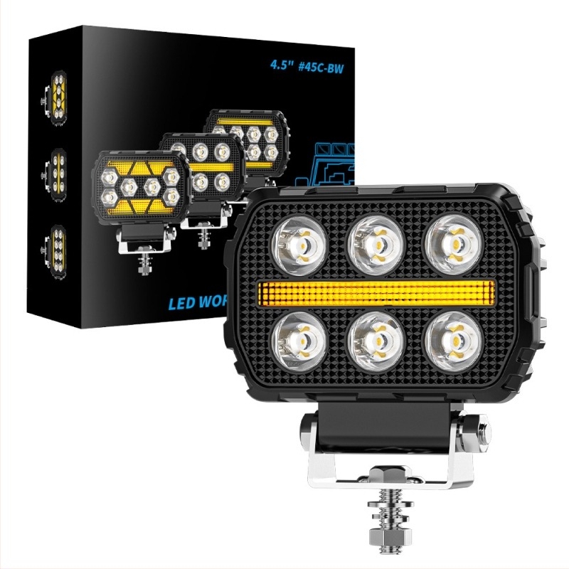 4,5 hüvelykes off-road reflektor, 6 LED, 30W, 9-80V, 2900LM