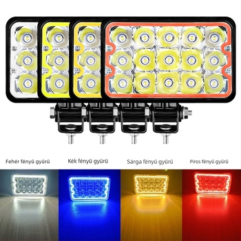 5 hüvelykes fényszóró apertúrával, 15 LED-del, 45W LED-del, módosított elsőfényszóró, vizsgálati és munkalámpa off-road járművekhez
