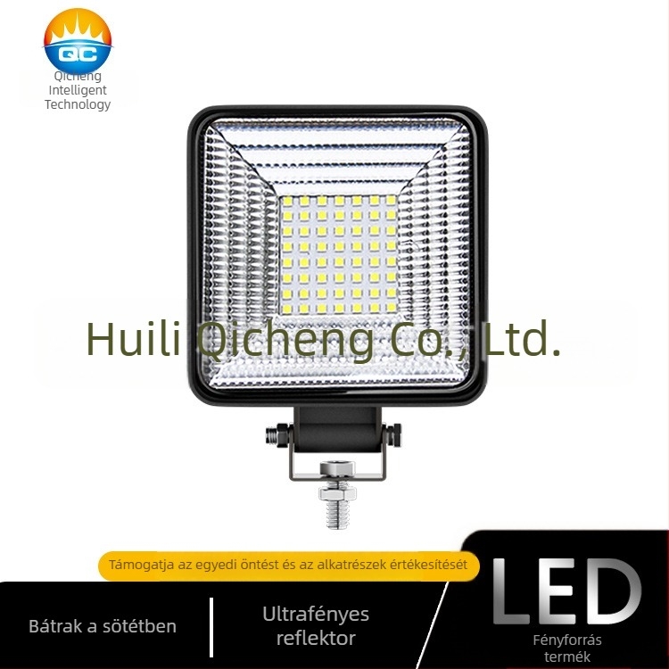 4 hüvelykes LED munka lámpa, kör alakú autó LED reflektor, terepjáró járművekhez, módosított vizsgálólámpa