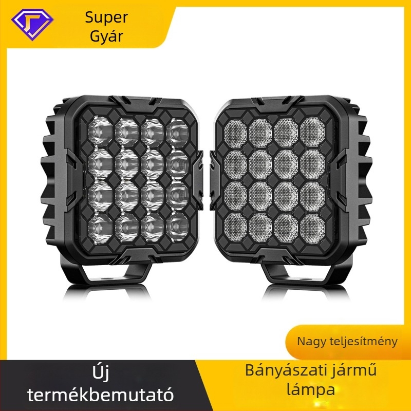JG-63 LED munka lámpa ásógépekhez és nehéz gépekhez — 45W, 9-32V DC, 4950 lm, 6000K
